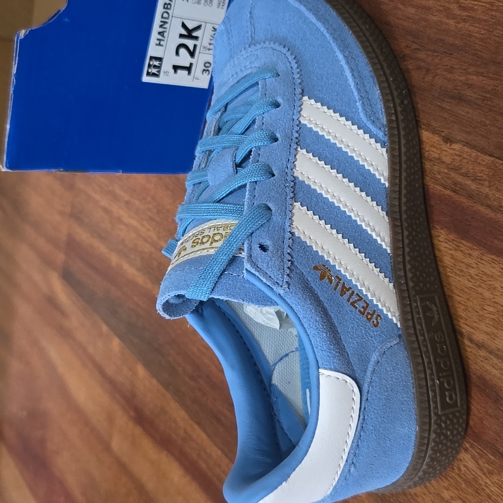 Adidas Blue Sneakers HANDBALL SPEZIAL SHOES KIDS 12k NWT - Picture 8 of 10